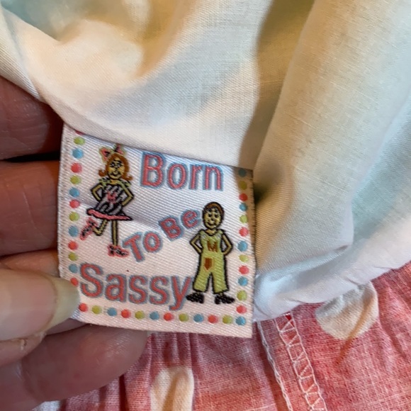 Girls Size 5 Born to be Sassy Christmas Dress - Picture 7 of 10